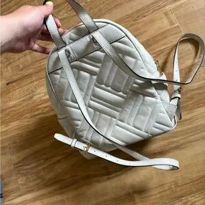 Michael Kors | Bags | Michael Kors Cream Quilted Backpack  display picture 1